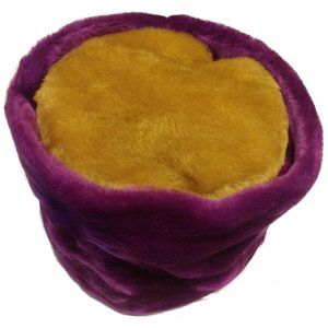 The Hayden Lane Collection American-Made Lilac & Gold Faux Fur Winter Hat